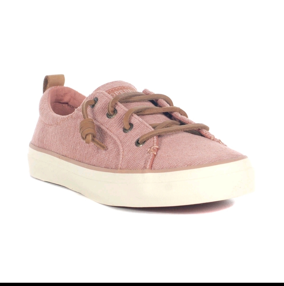 NIB Sperry Medium Pink Size 6 Crest Vibe Sneakers!